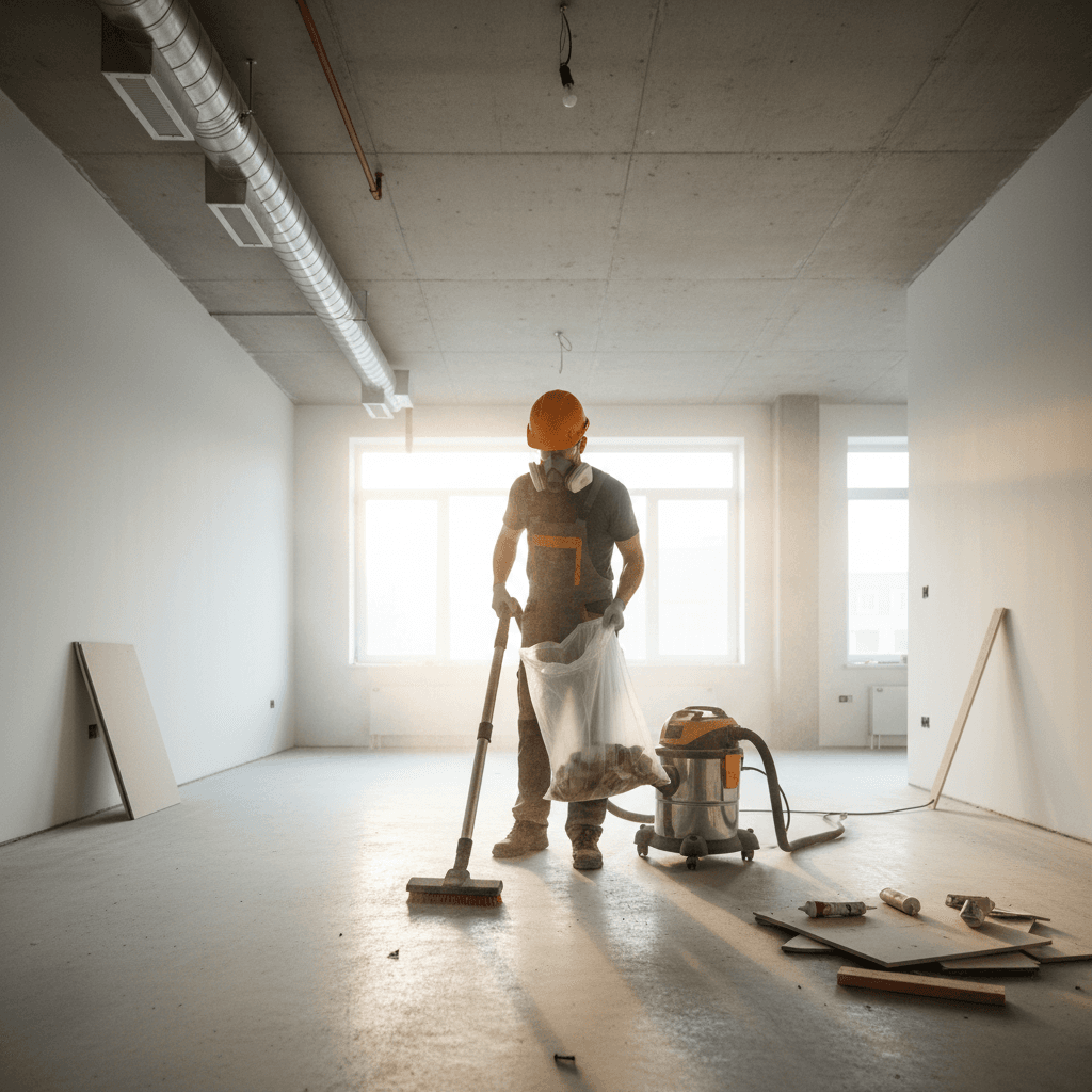 Post-construction cleanup service